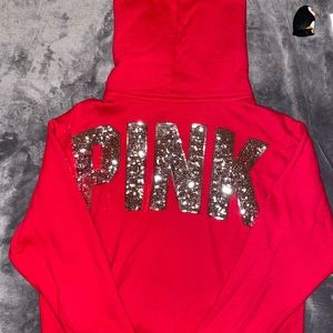 PINK Sweatshirt w/ bling